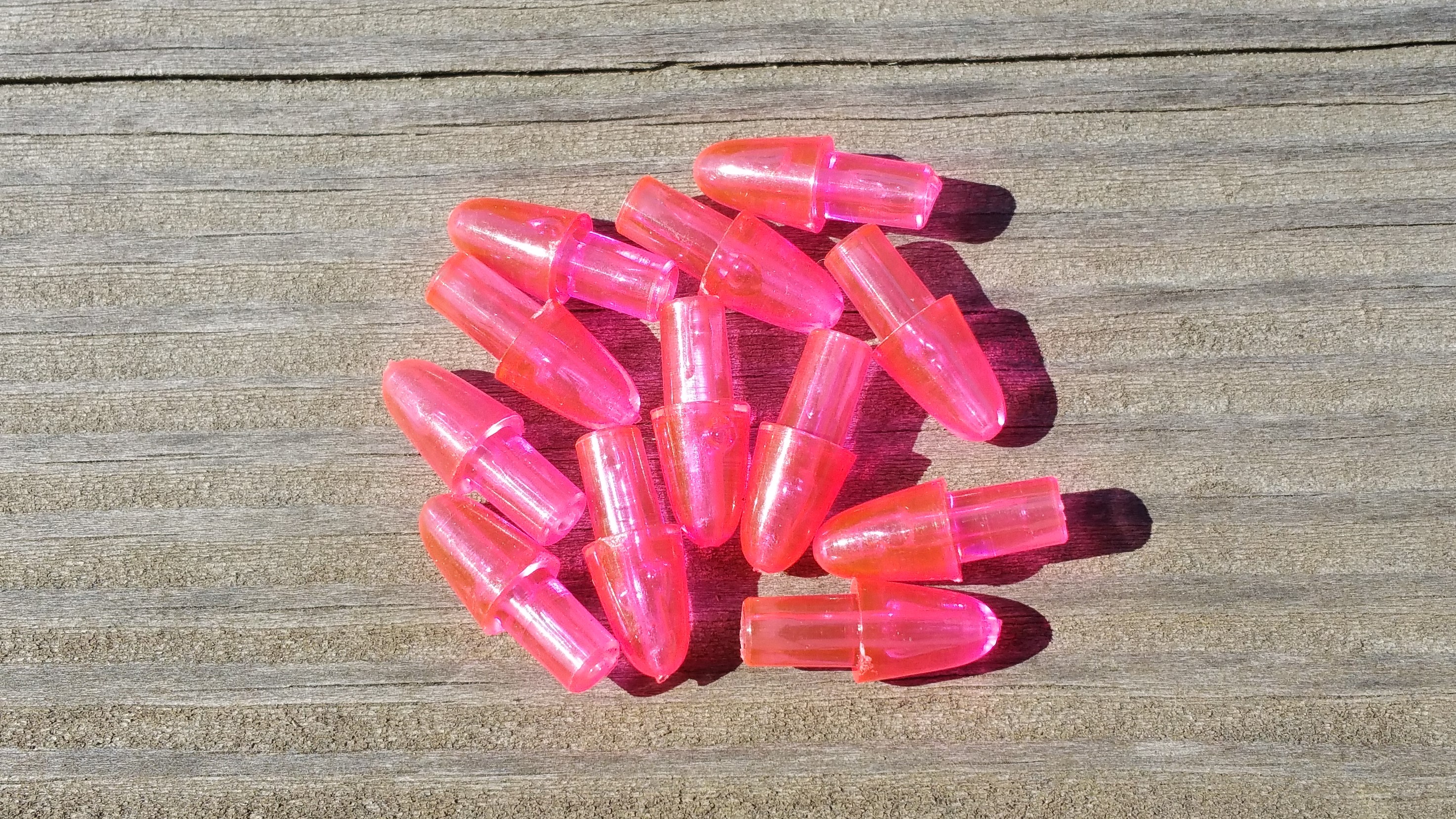 Pink bullet heads