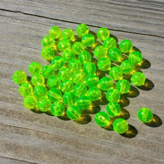 Chartreuse beads