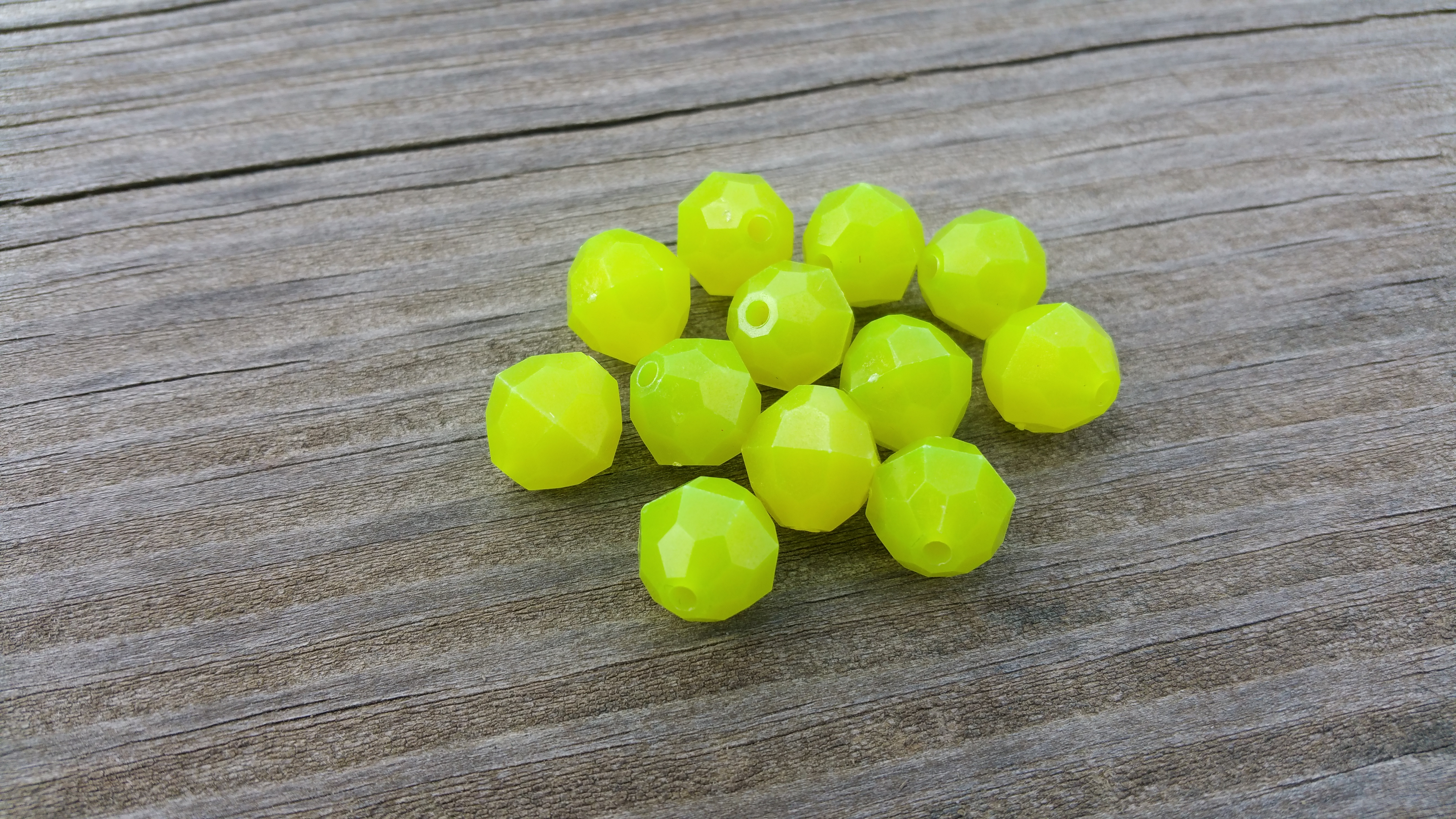 Yellow beads