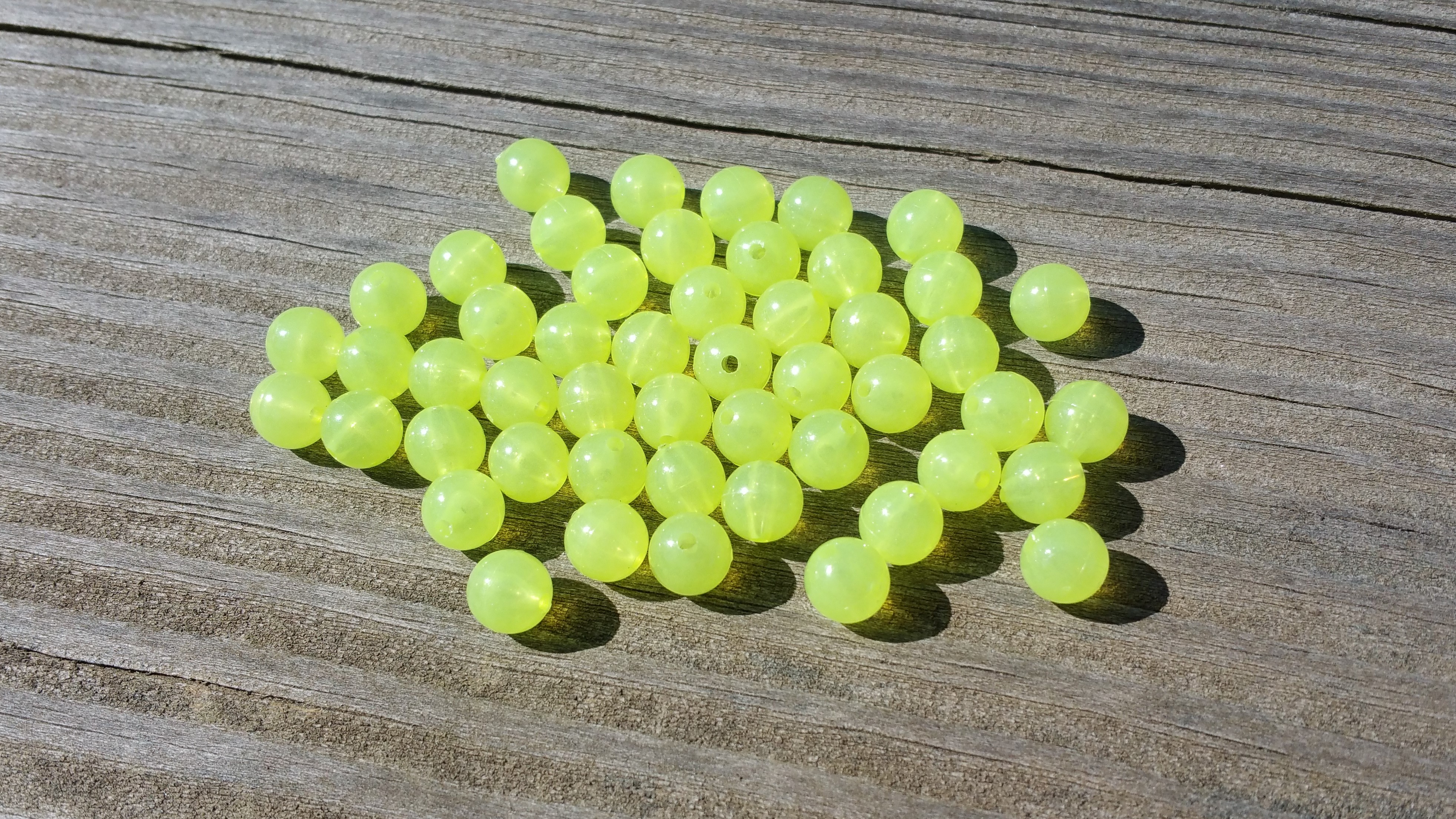 Yellow Glow Beads